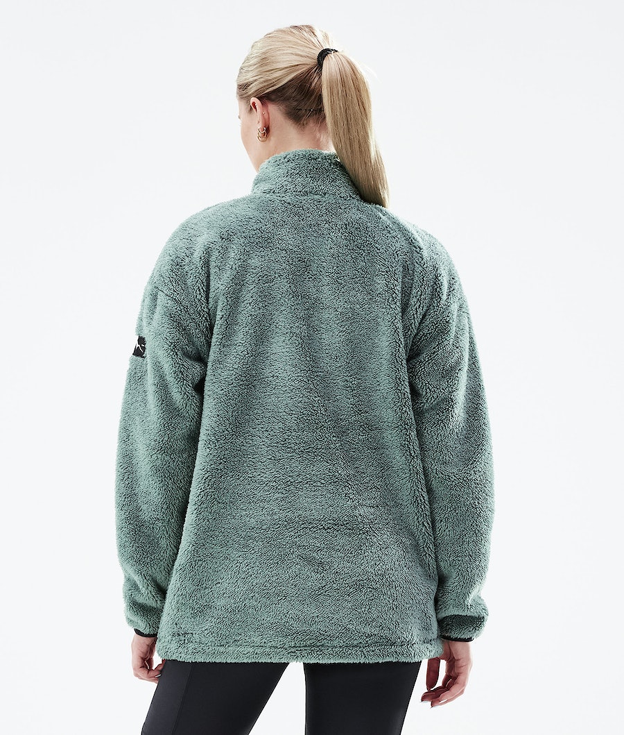 Dope Pile W Fleecepullover Damen Grün | QH4675281