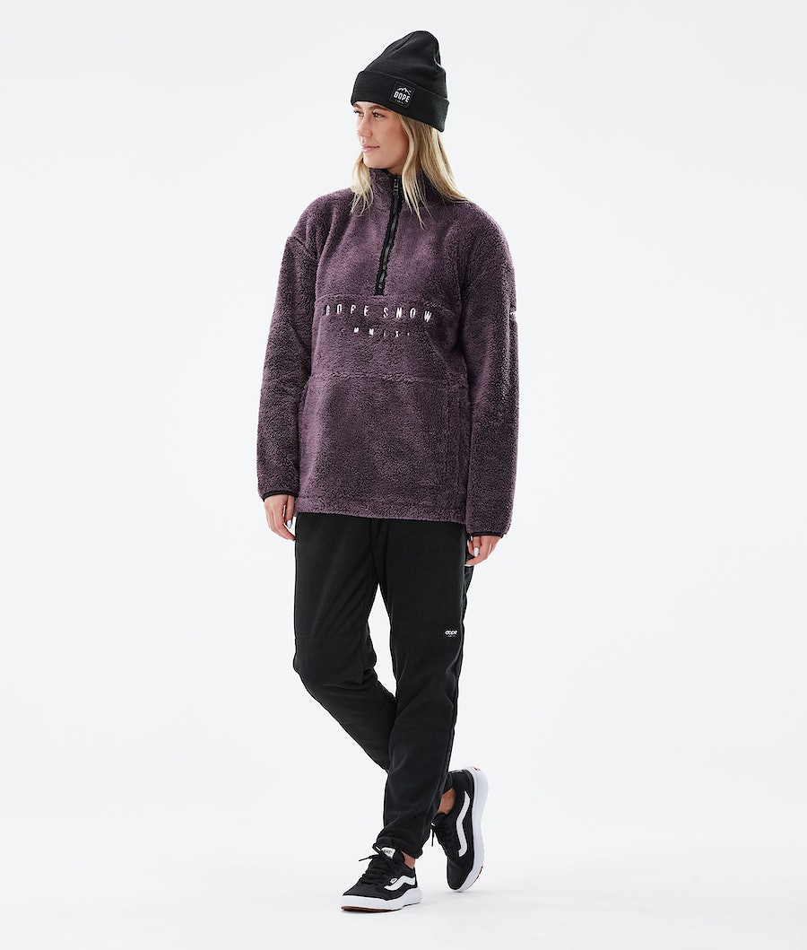 Dope Pile W Fleecepullover Damen Lila | RX7856320