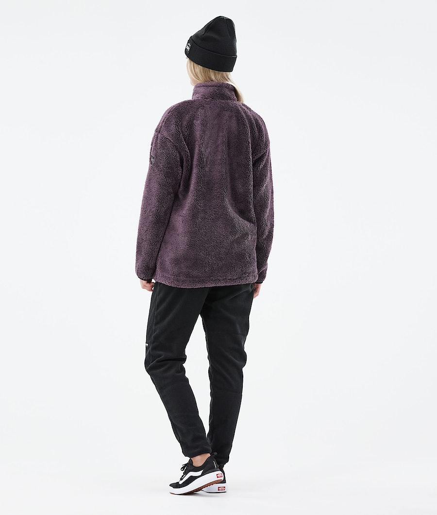 Dope Pile W Fleecepullover Damen Lila | RX7856320