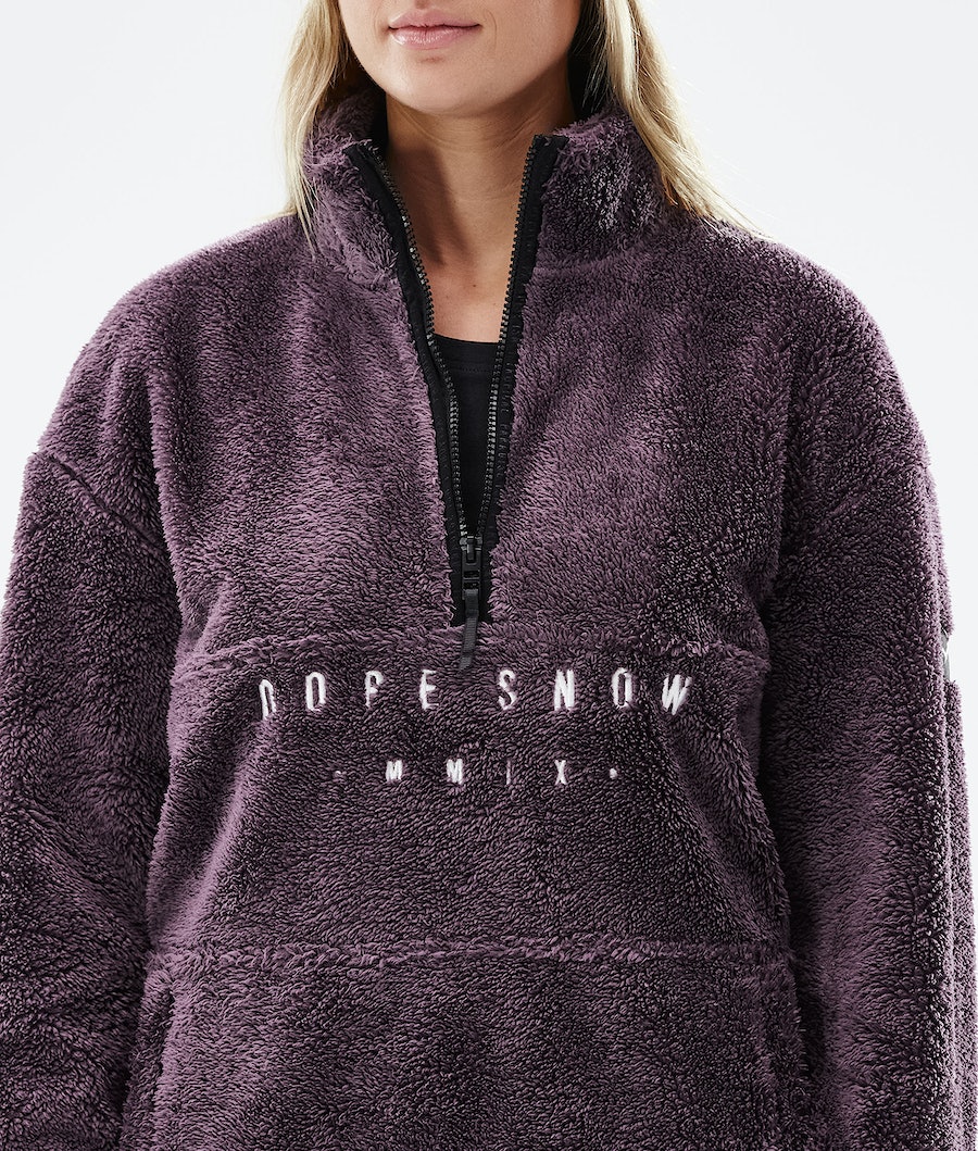 Dope Pile W Fleecepullover Damen Lila | RX7856320