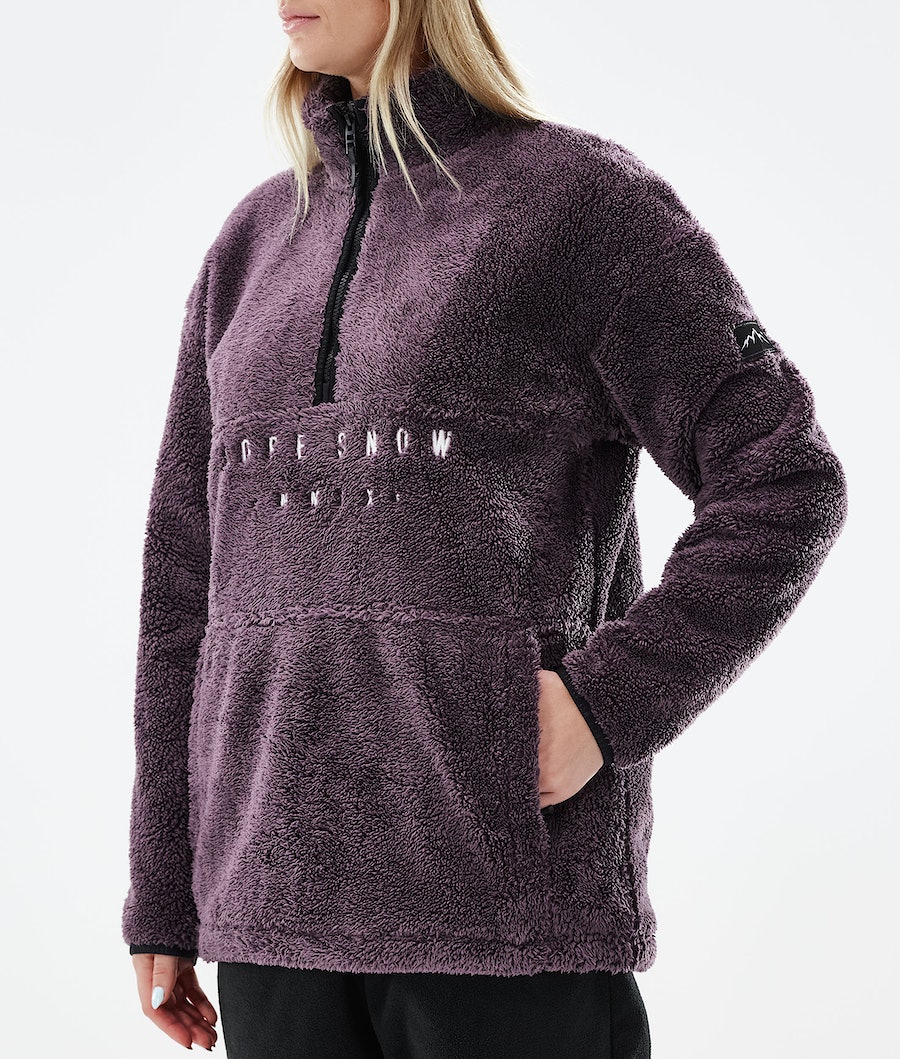 Dope Pile W Fleecepullover Damen Lila | RX7856320