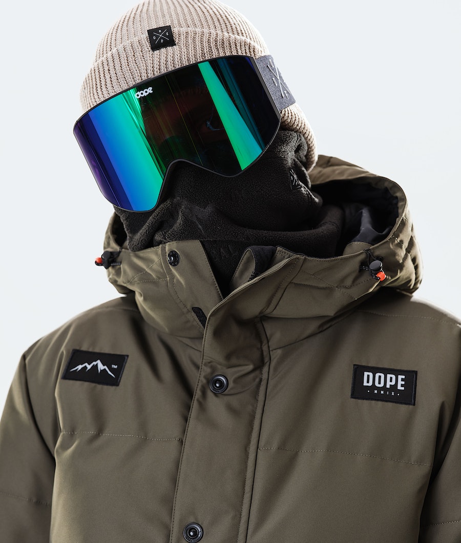 Dope Puffer 2020 Snowboardjacke Herren Olivgrün Grün | CE2674519