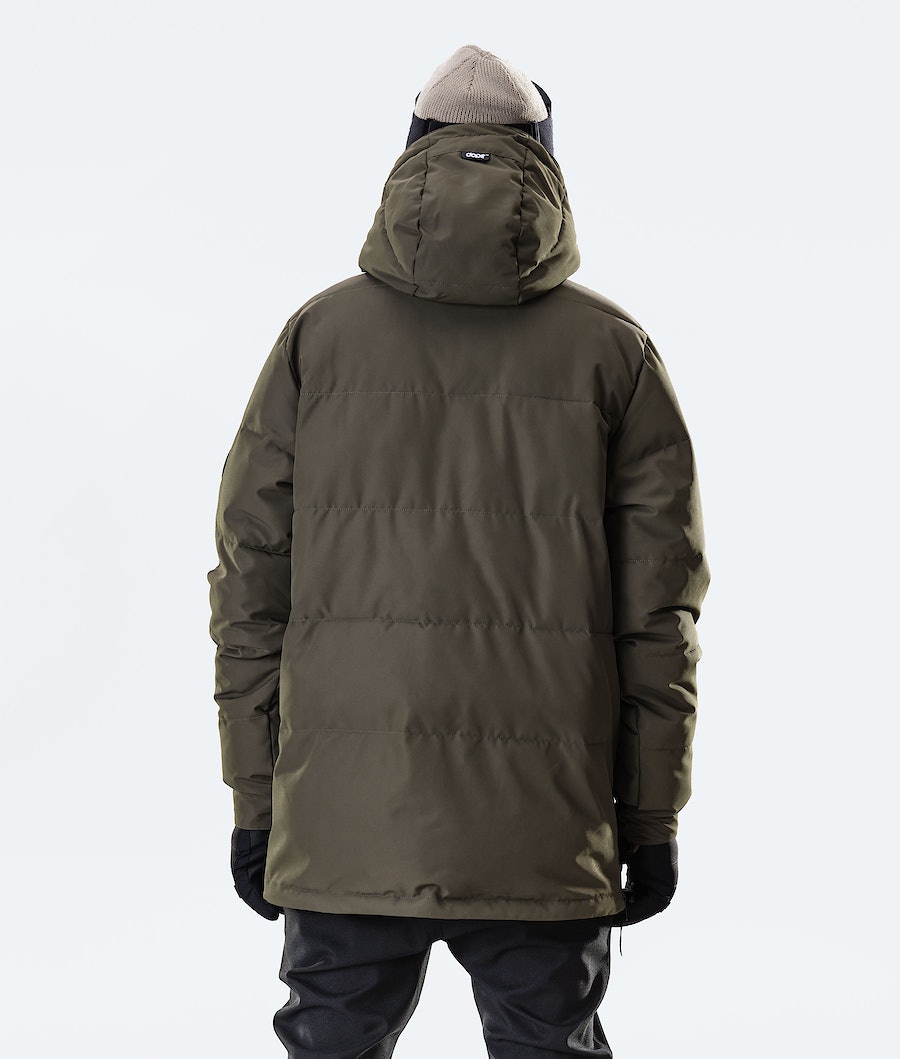 Dope Puffer 2020 Snowboardjacke Herren Olivgrün Grün | CE2674519