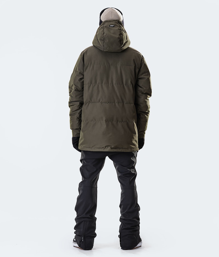 Dope Puffer 2020 Snowboardjacke Herren Olivgrün Grün | CE2674519