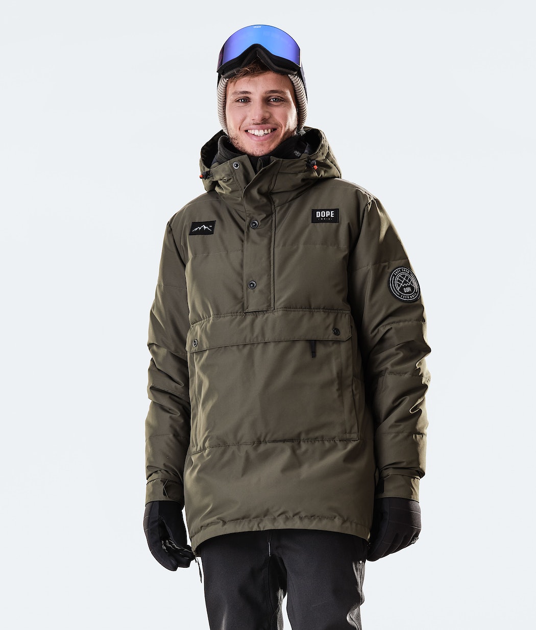 Dope Puffer 2020 Snowboardjacke Herren Olivgrün Grün | CE2674519