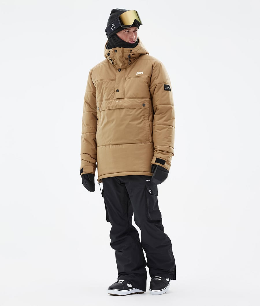 Dope Puffer Snowboardjacke Herren Gold | TK5140378