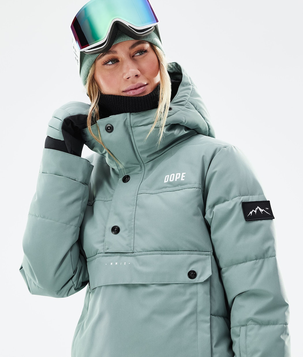 Dope Puffer W 2021 Snowboardjacke Damen Grün | LH3097162
