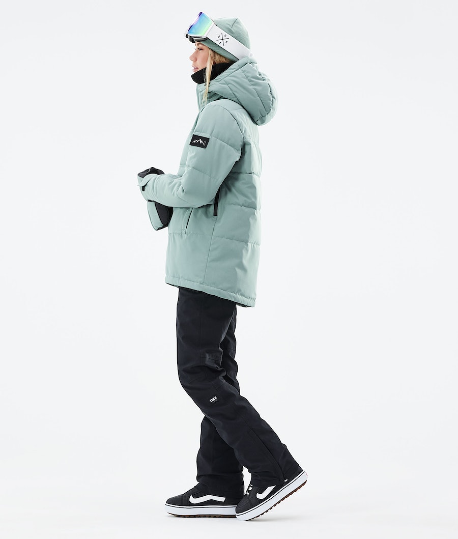 Dope Puffer W 2021 Snowboardjacke Damen Grün | LH3097162