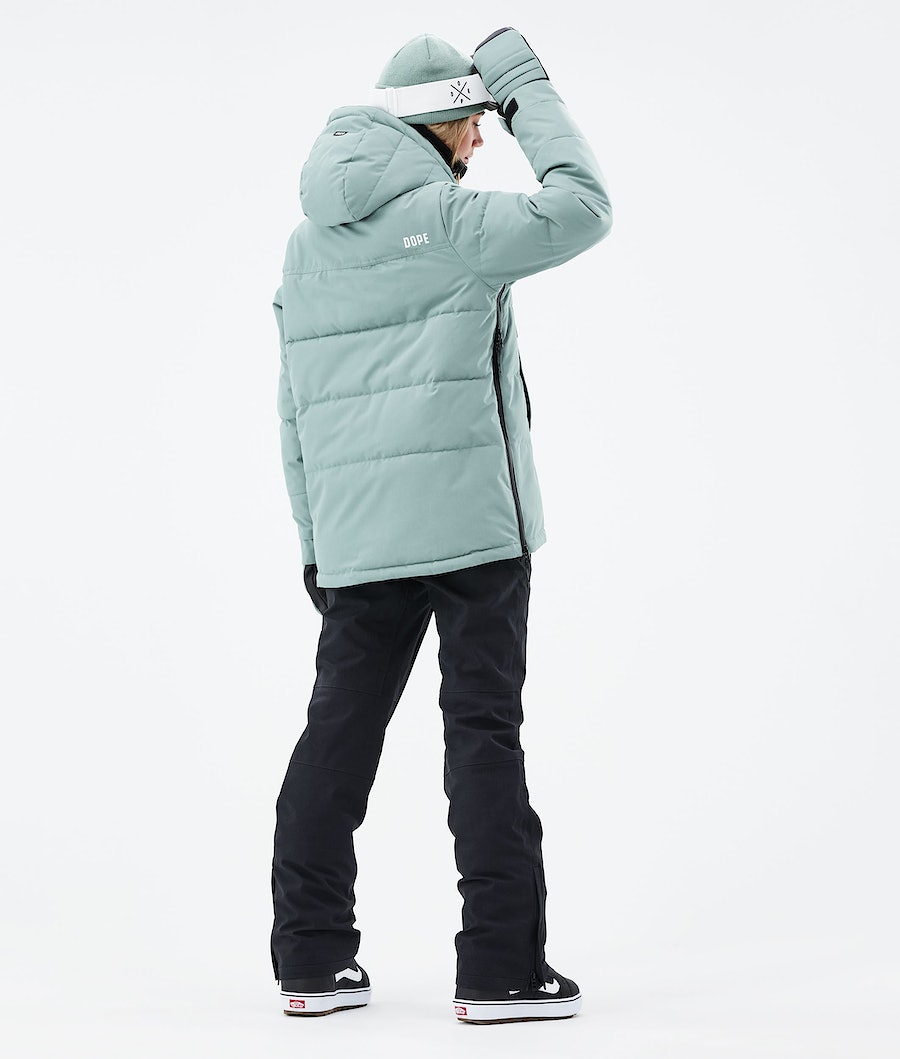Dope Puffer W 2021 Snowboardjacke Damen Grün | LH3097162