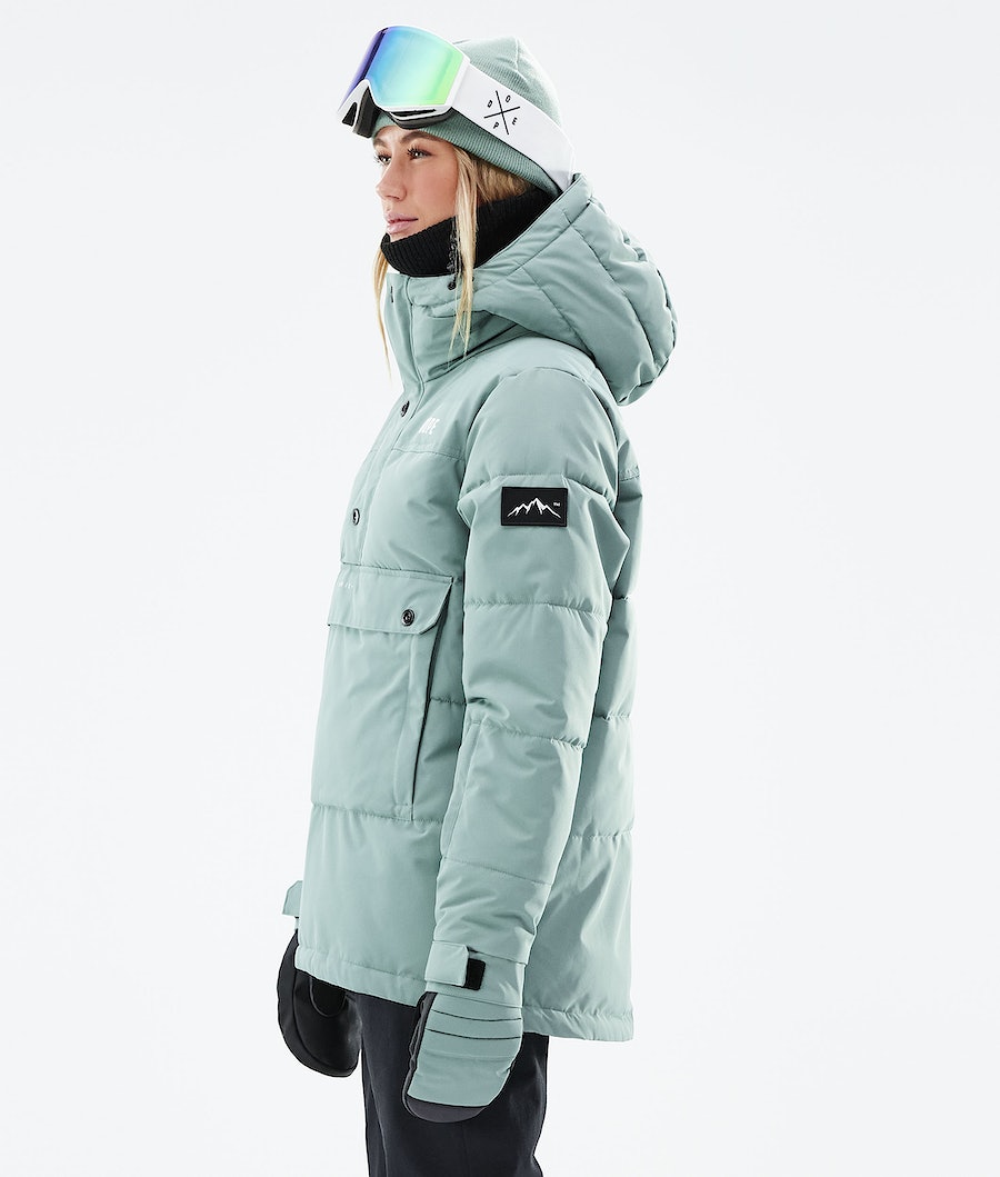 Dope Puffer W 2021 Snowboardjacke Damen Grün | LH3097162