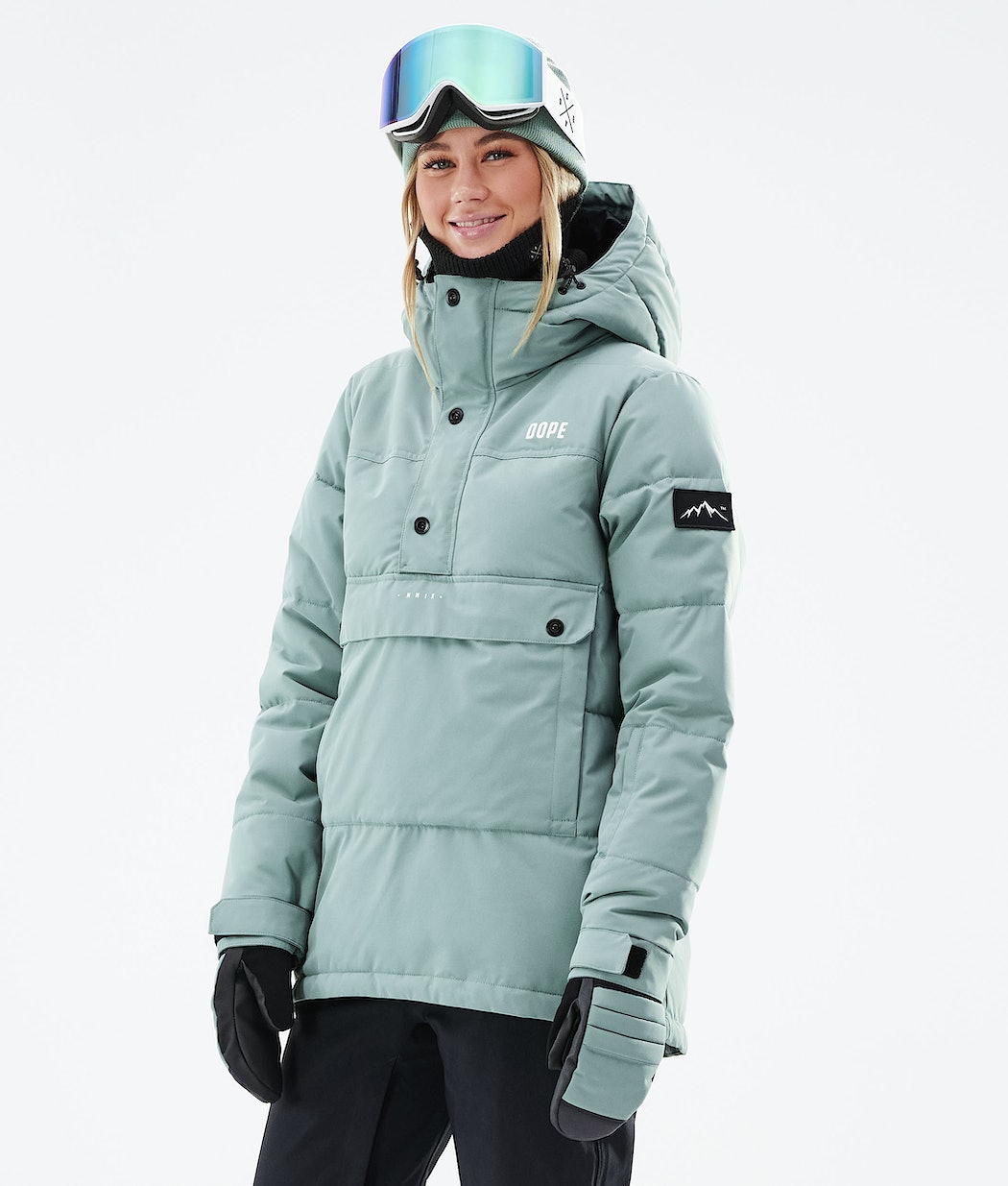 Dope Puffer W 2021 Snowboardjacke Damen Grün | LH3097162