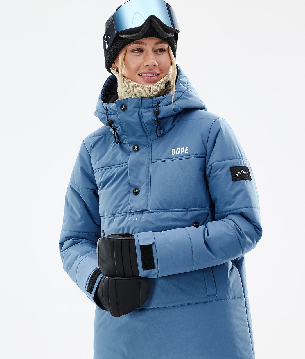 Dope Puffer W Snowboardjacke Damen Blau Grau | WI4651029