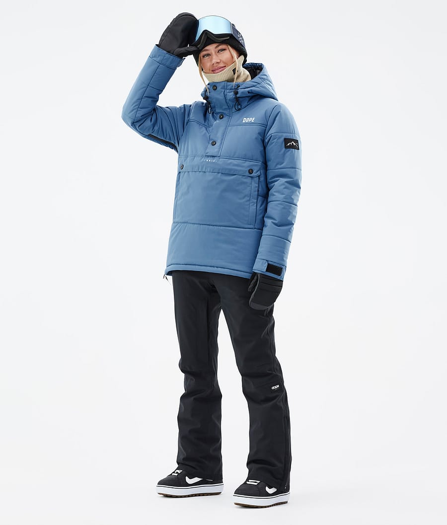 Dope Puffer W Snowboardjacke Damen Blau Grau | WI4651029