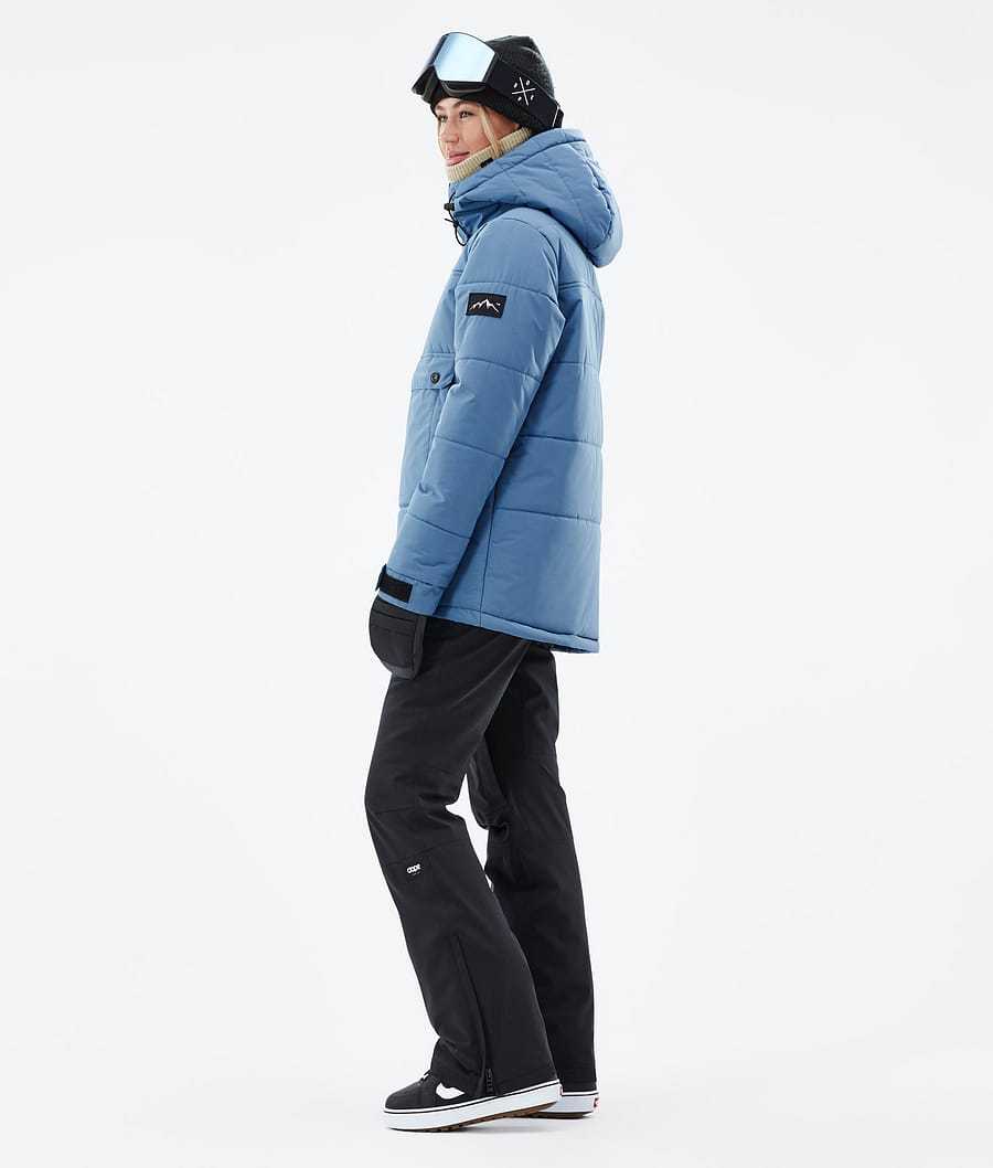 Dope Puffer W Snowboardjacke Damen Blau Grau | WI4651029