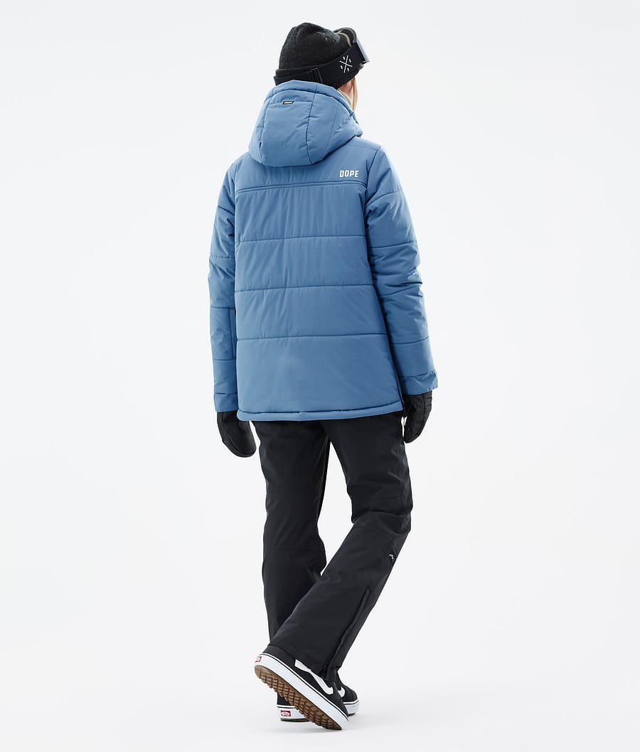 Dope Puffer W Snowboardjacke Damen Blau Grau | WI4651029