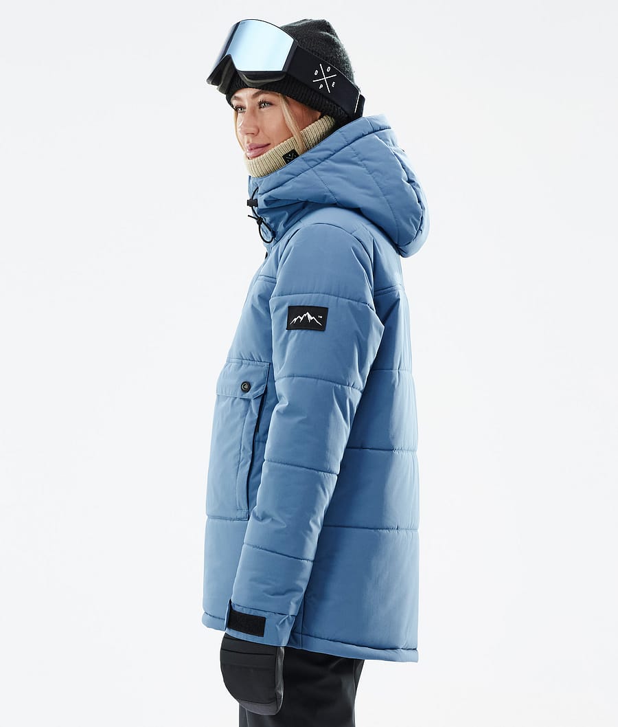 Dope Puffer W Snowboardjacke Damen Blau Grau | WI4651029