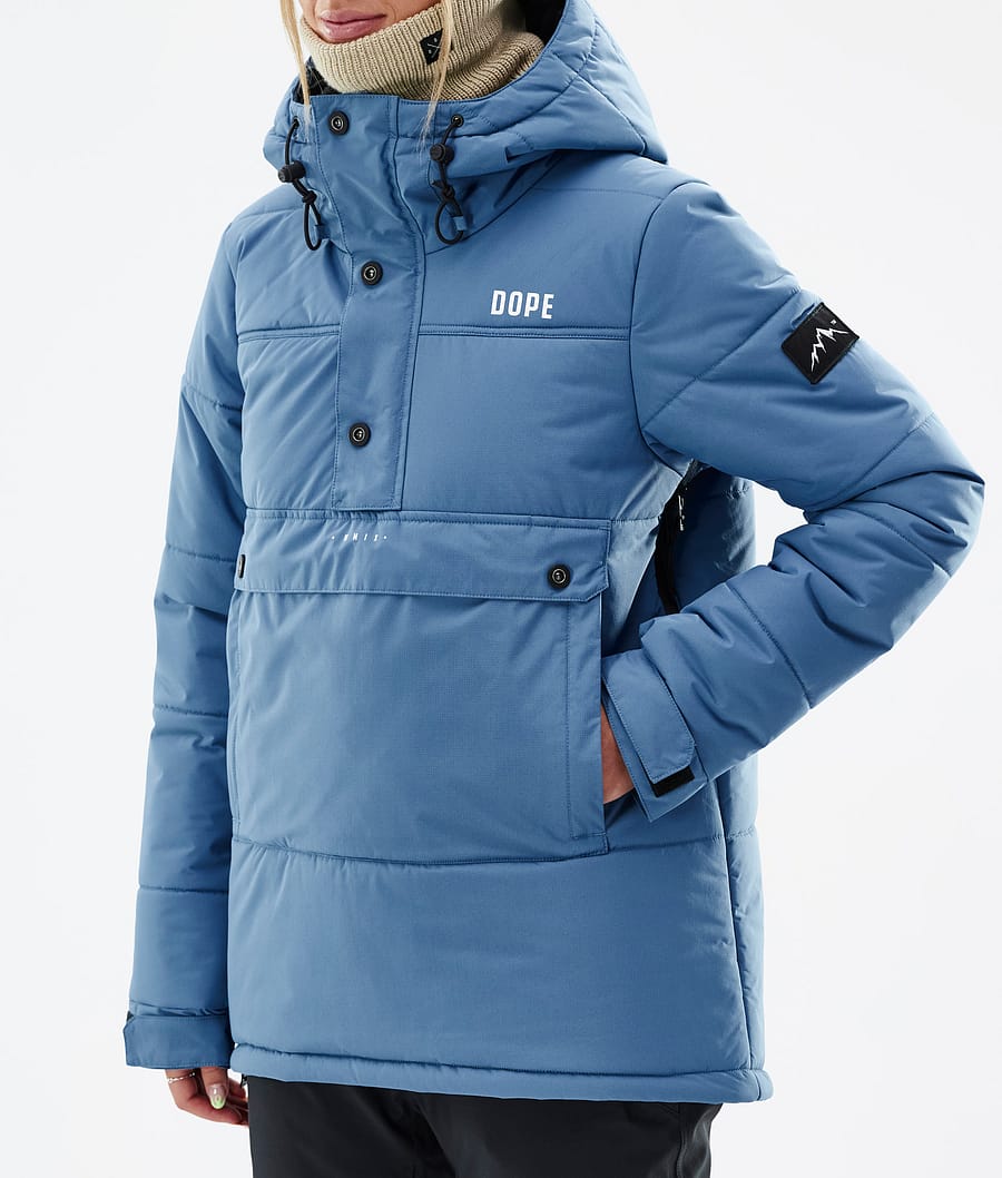 Dope Puffer W Snowboardjacke Damen Blau Grau | WI4651029