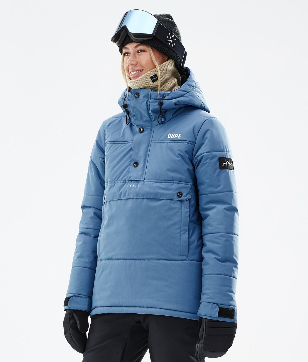 Dope Puffer W Snowboardjacke Damen Blau Grau | WI4651029
