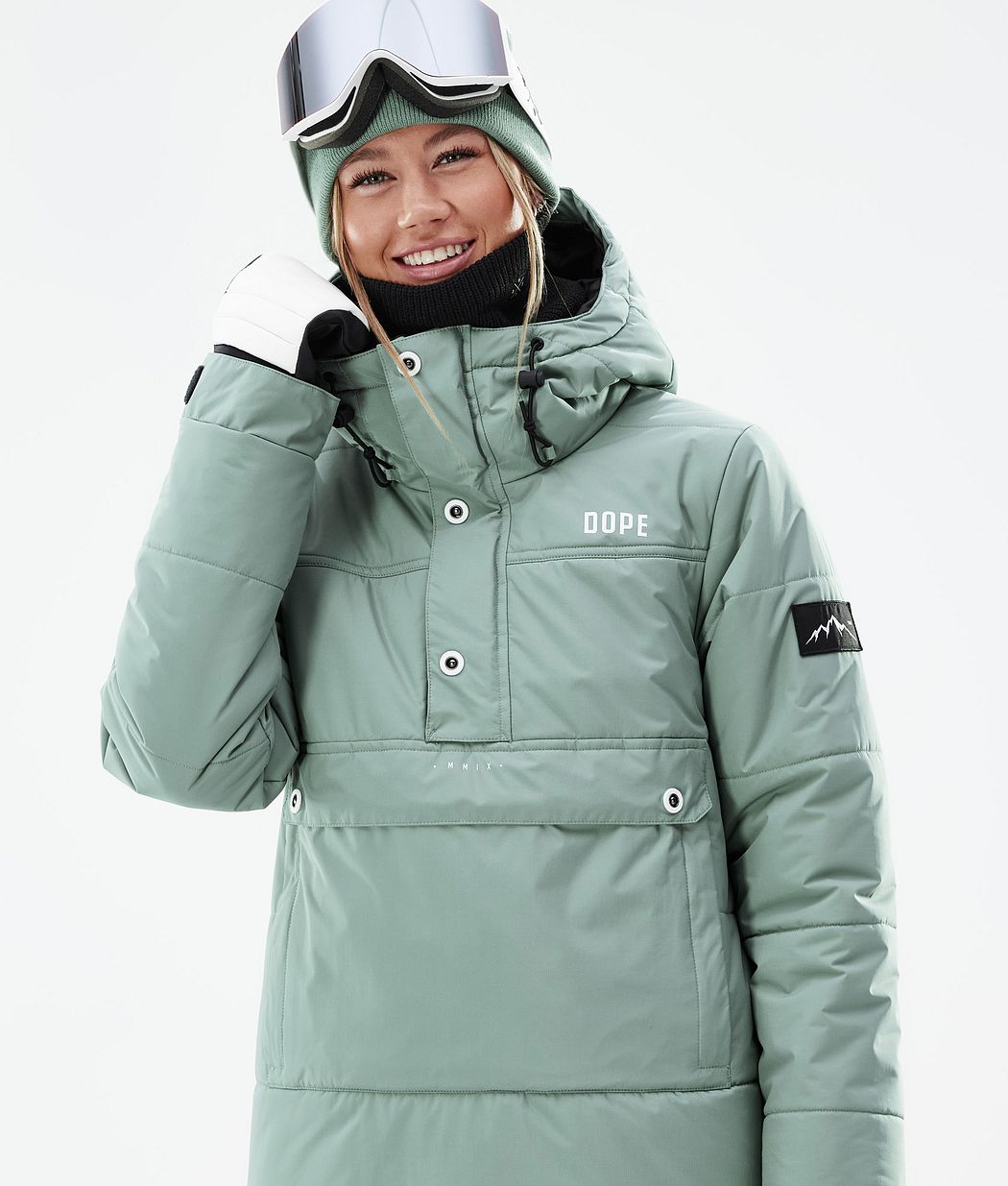 Dope Puffer W Snowboardjacke Damen Grün | GB1806973