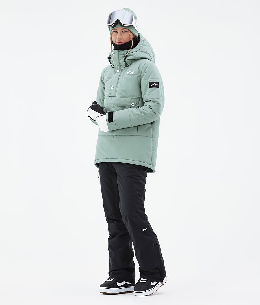 Dope Puffer W Snowboardjacke Damen Grün | GB1806973