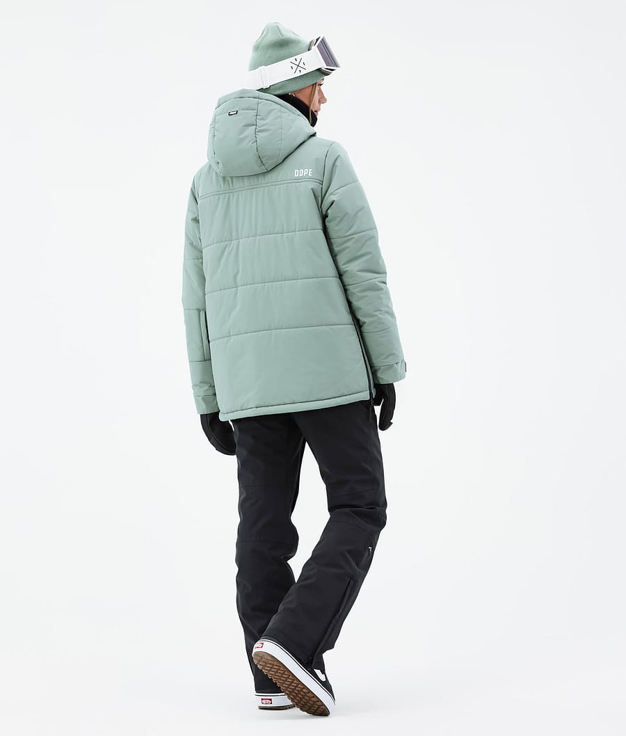 Dope Puffer W Snowboardjacke Damen Grün | GB1806973