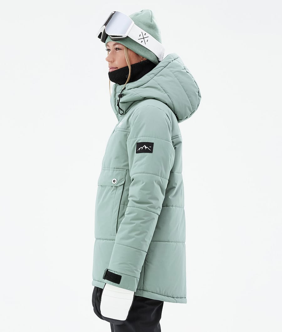 Dope Puffer W Snowboardjacke Damen Grün | GB1806973