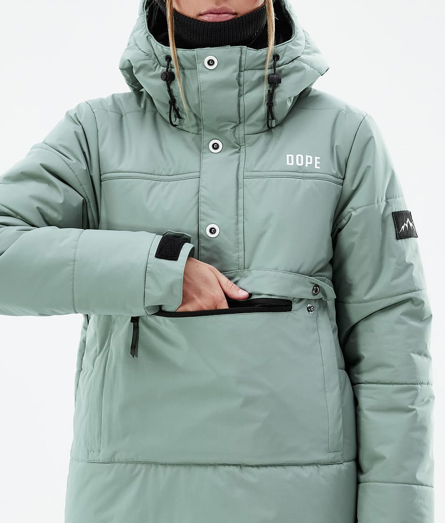 Dope Puffer W Snowboardjacke Damen Grün | GB1806973