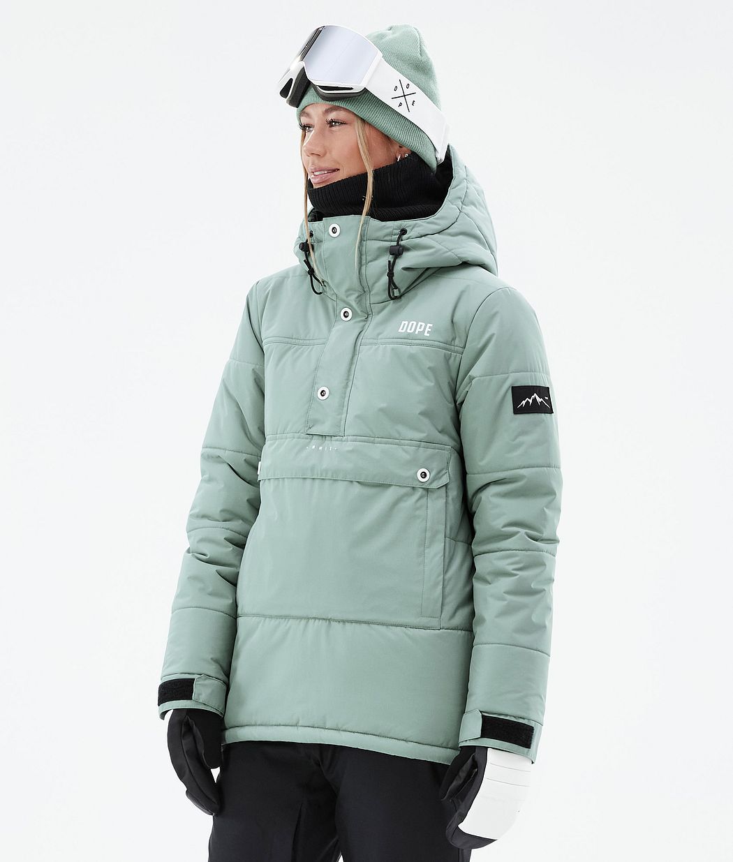 Dope Puffer W Snowboardjacke Damen Grün | GB1806973