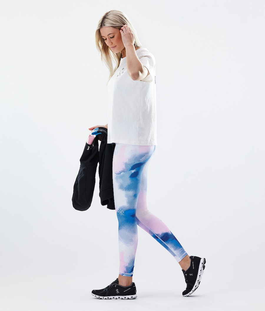 Dope Razor Leggings Damen Blau Rosa | UB9736805