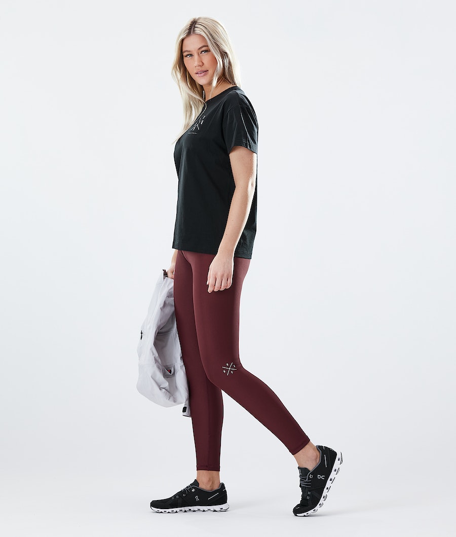 Dope Razor Leggings Damen Bordeaux | AQ1037459