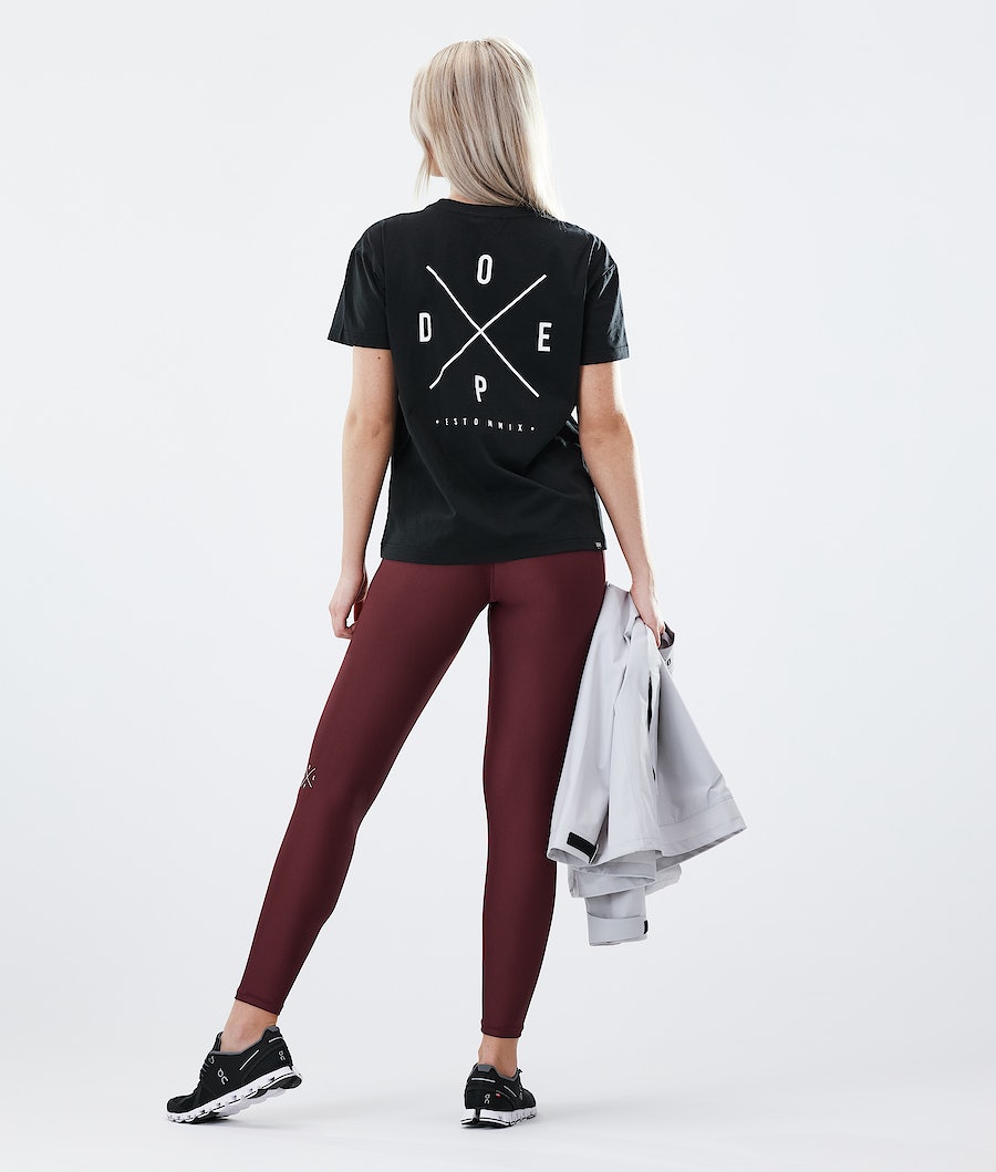 Dope Razor Leggings Damen Bordeaux | AQ1037459
