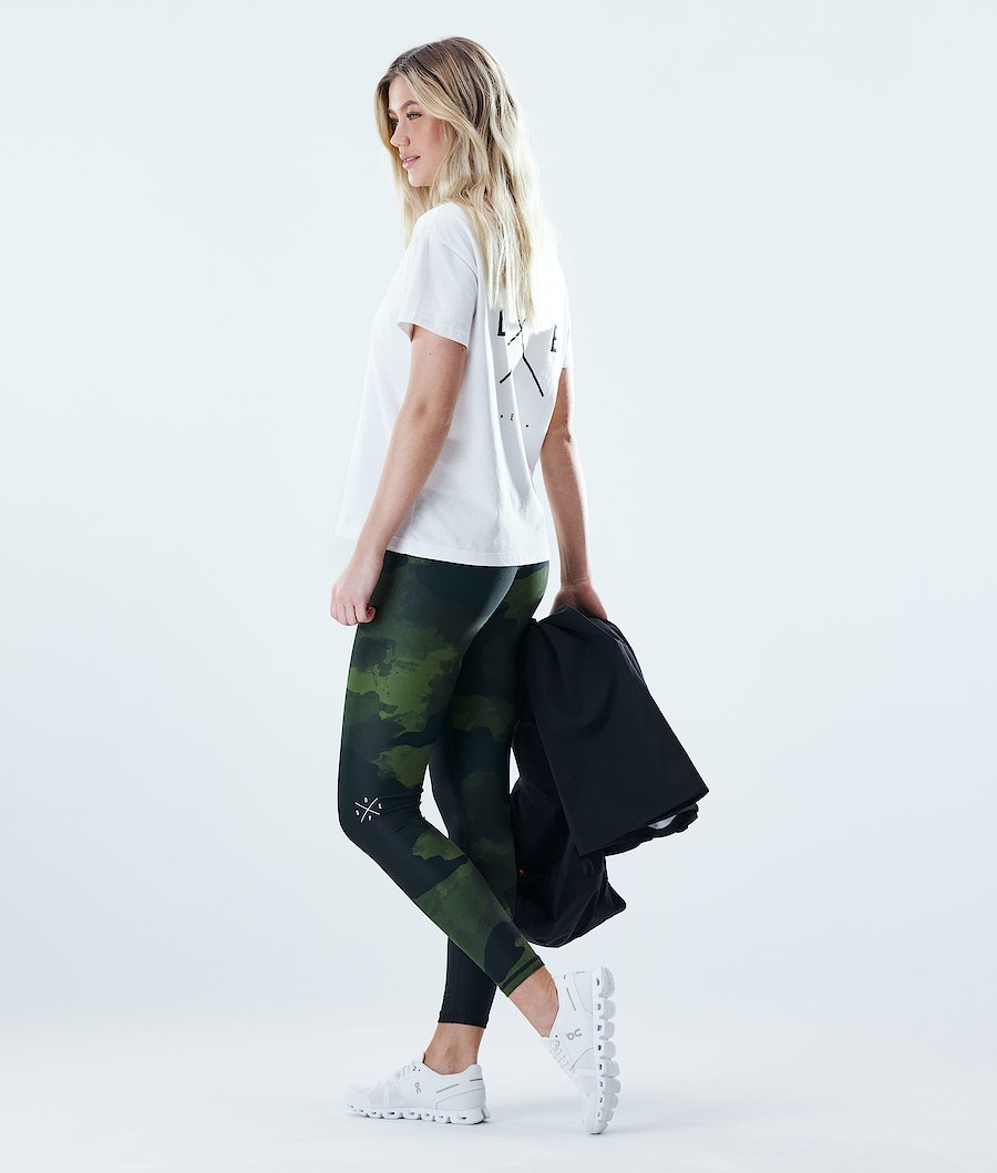 Dope Razor Leggings Damen Grün Camouflage | FA6574398