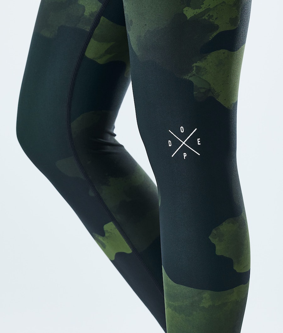 Dope Razor Leggings Damen Grün Camouflage | FA6574398