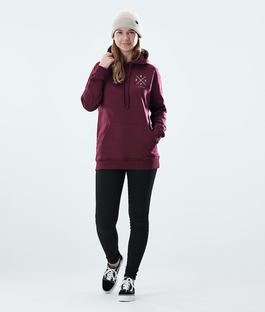 Dope Regular 2X-UP Hoodie Damen Bordeaux | EZ6047153