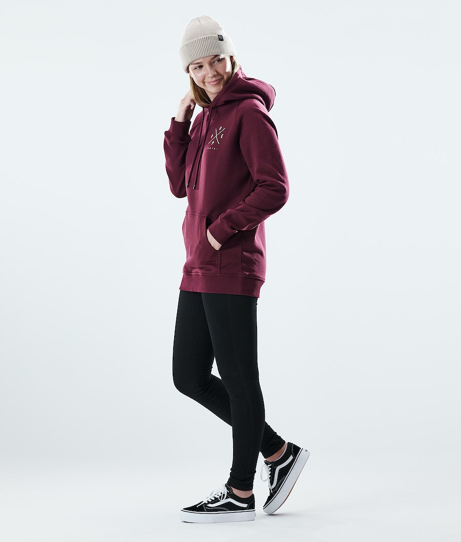 Dope Regular 2X-UP Hoodie Damen Bordeaux | EZ6047153