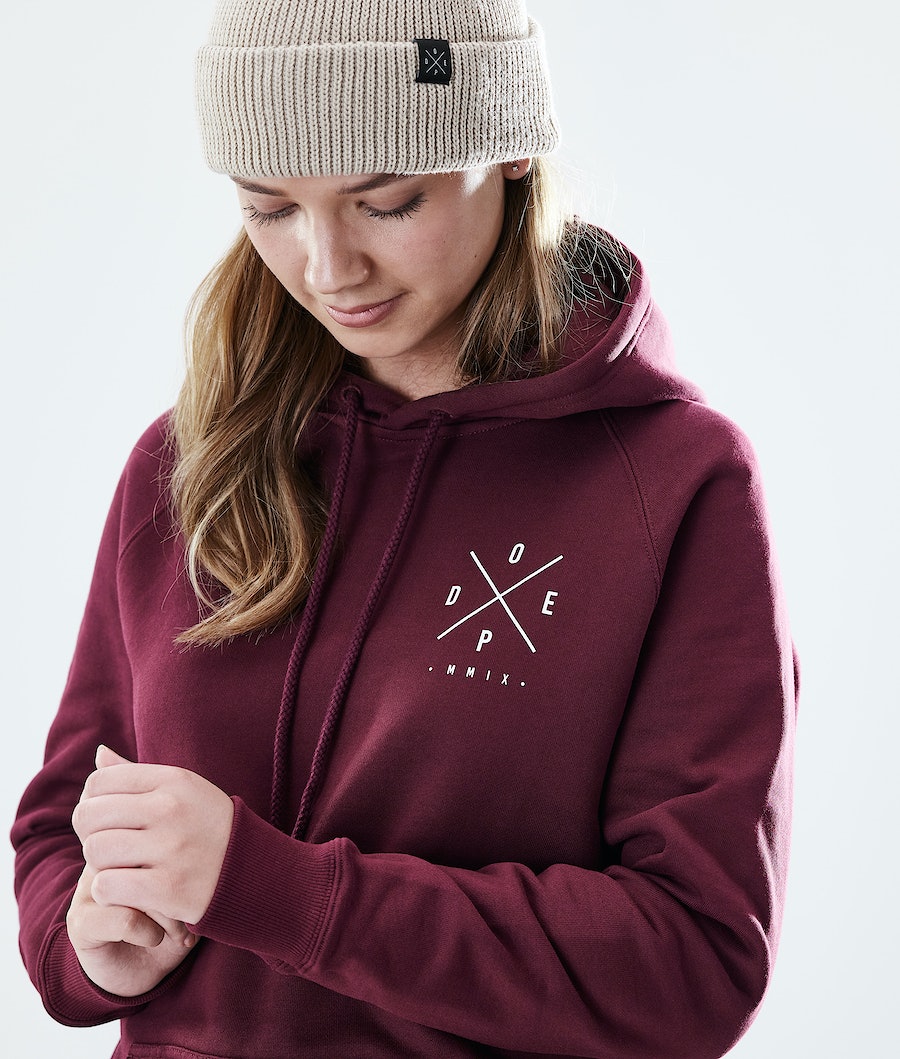 Dope Regular 2X-UP Hoodie Damen Bordeaux | EZ6047153