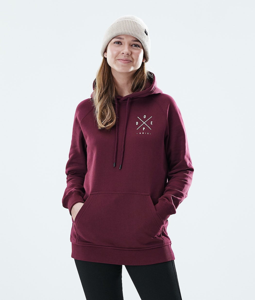 Dope Regular 2X-UP Hoodie Damen Bordeaux | EZ6047153