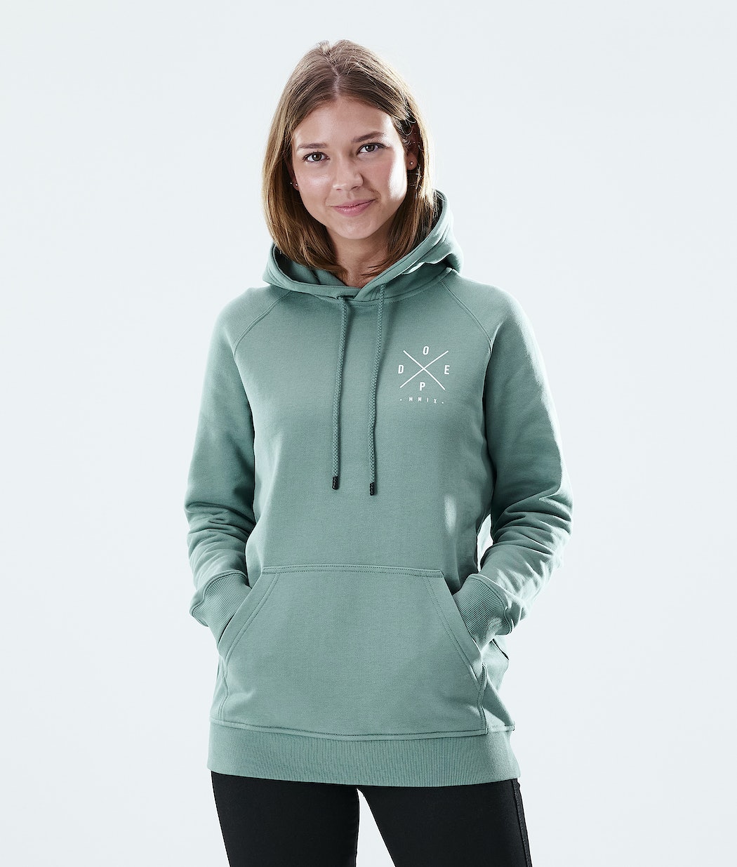 Dope Regular 2X-UP Hoodie Damen Grün | VX1354869