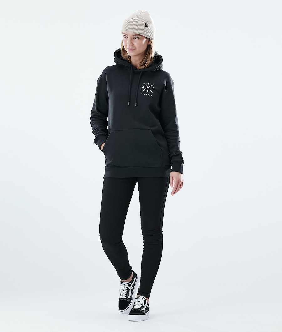 Dope Regular 2X-UP Hoodie Damen Schwarz | FI9503647