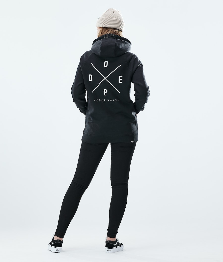 Dope Regular 2X-UP Hoodie Damen Schwarz | FI9503647