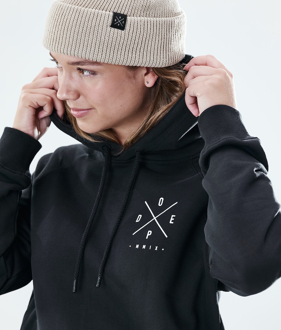 Dope Regular 2X-UP Hoodie Damen Schwarz | FI9503647