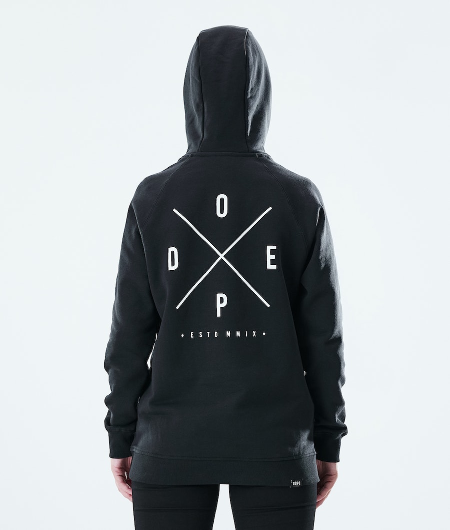 Dope Regular 2X-UP Hoodie Damen Schwarz | FI9503647