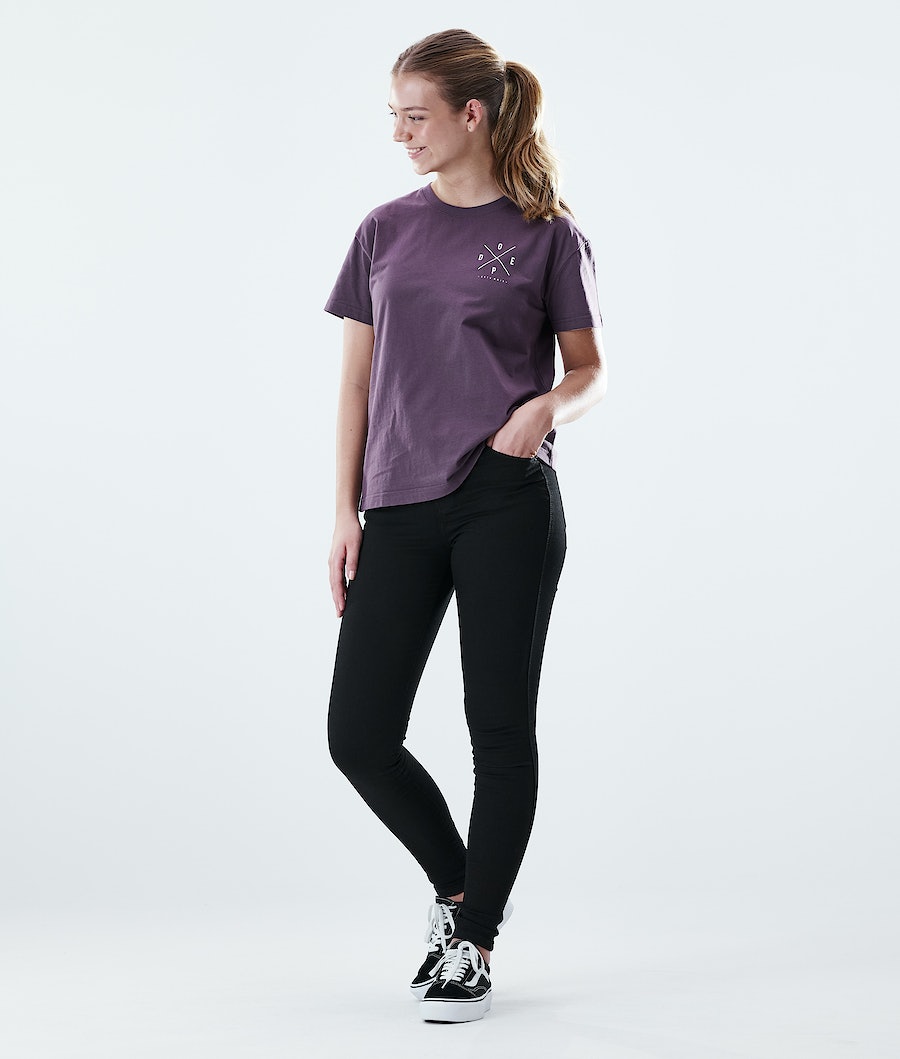 Dope Regular 2X-UP T-Shirts Damen Lila | OV8920167