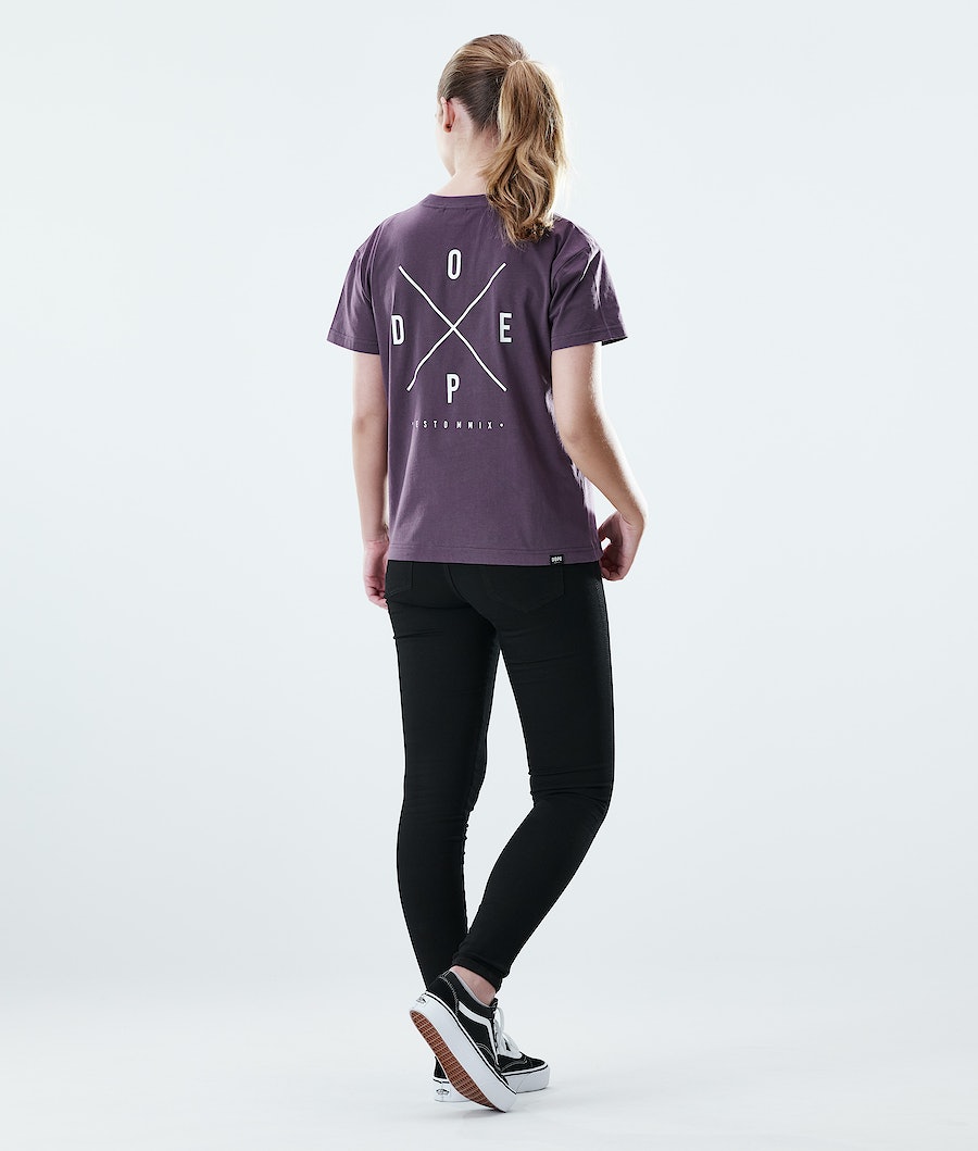 Dope Regular 2X-UP T-Shirts Damen Lila | OV8920167