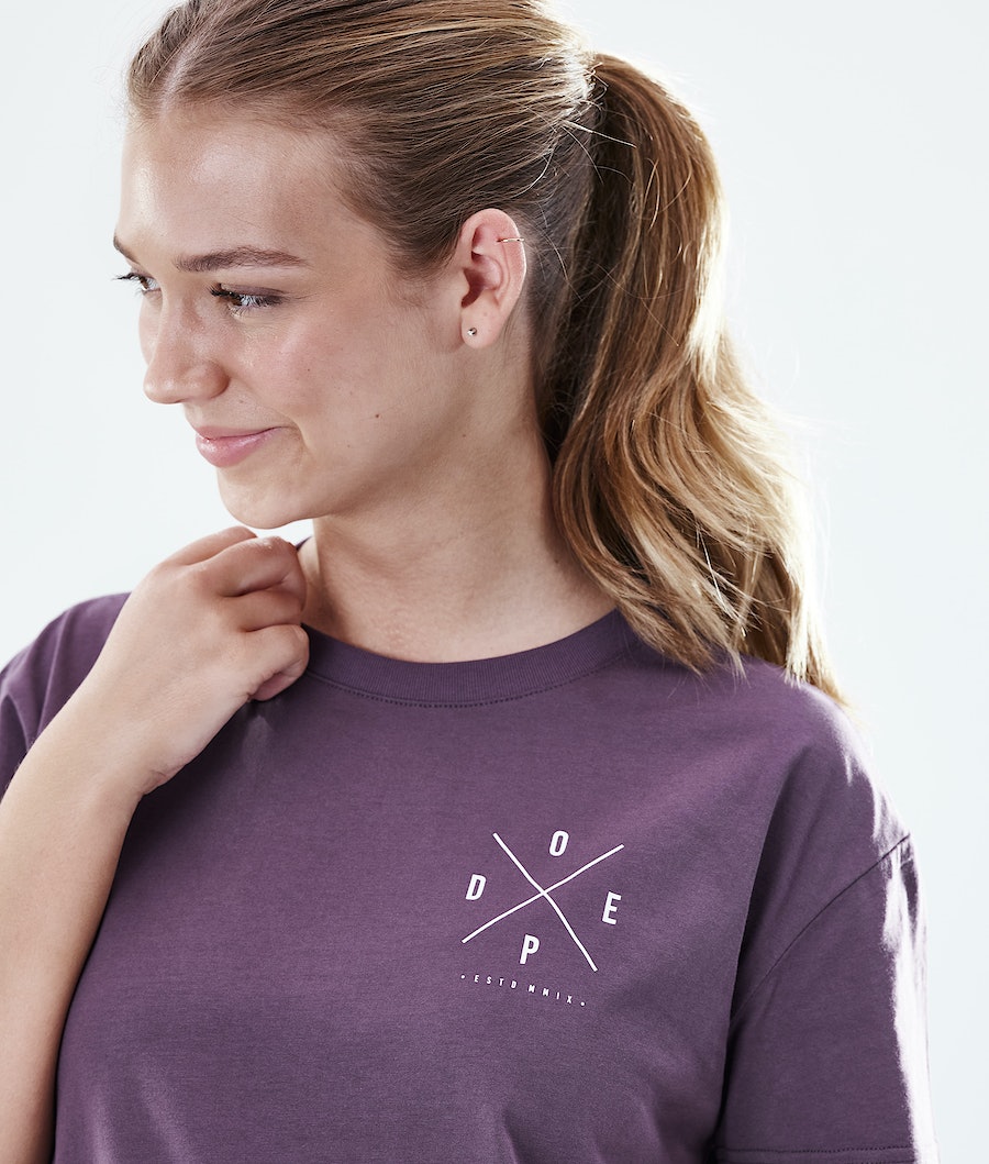 Dope Regular 2X-UP T-Shirts Damen Lila | OV8920167