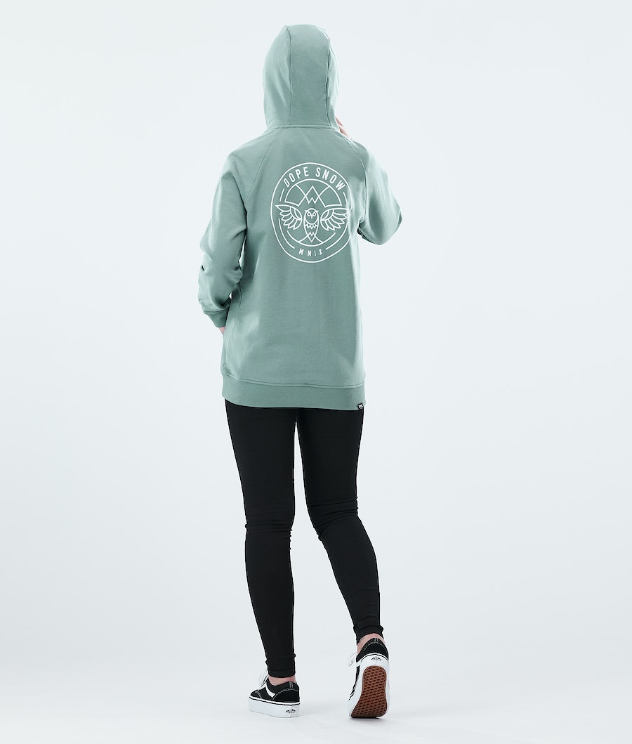 Dope Regular Beak Hoodie Damen Grün | MY1764928