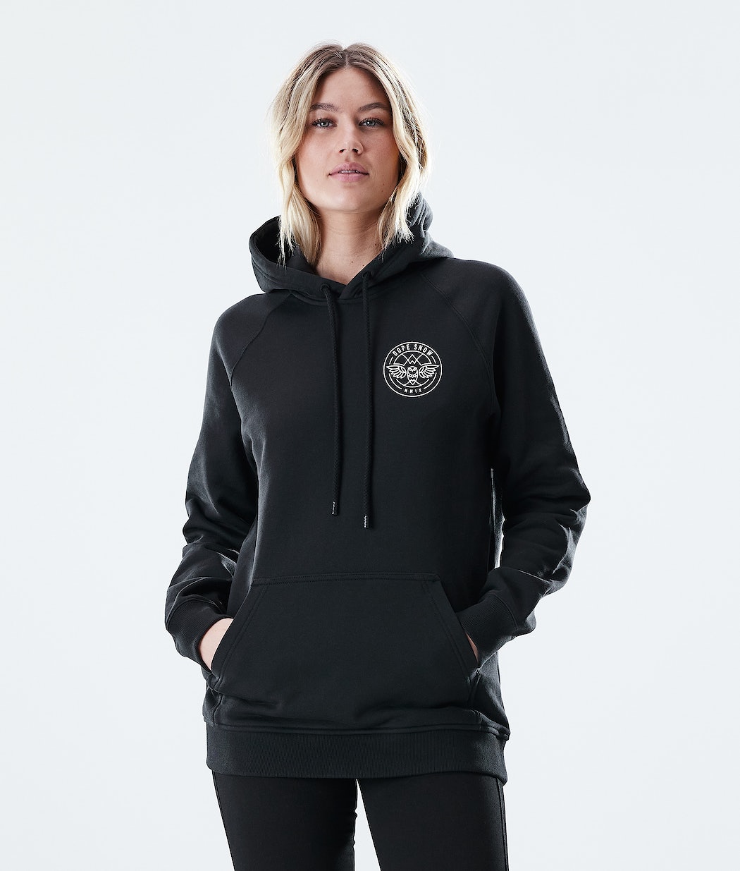 Dope Regular Beak Hoodie Damen Schwarz | RI3890571