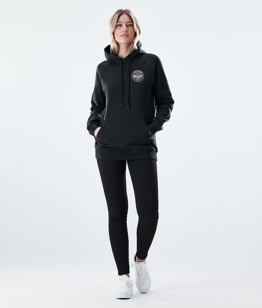 Dope Regular Beak Hoodie Damen Schwarz | RI3890571