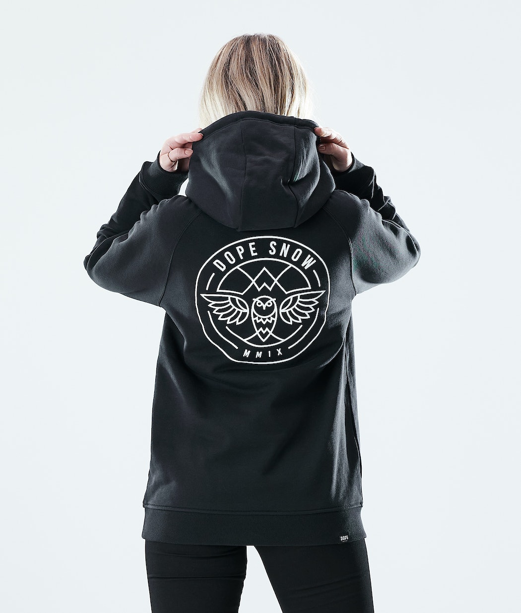 Dope Regular Beak Hoodie Damen Schwarz | RI3890571