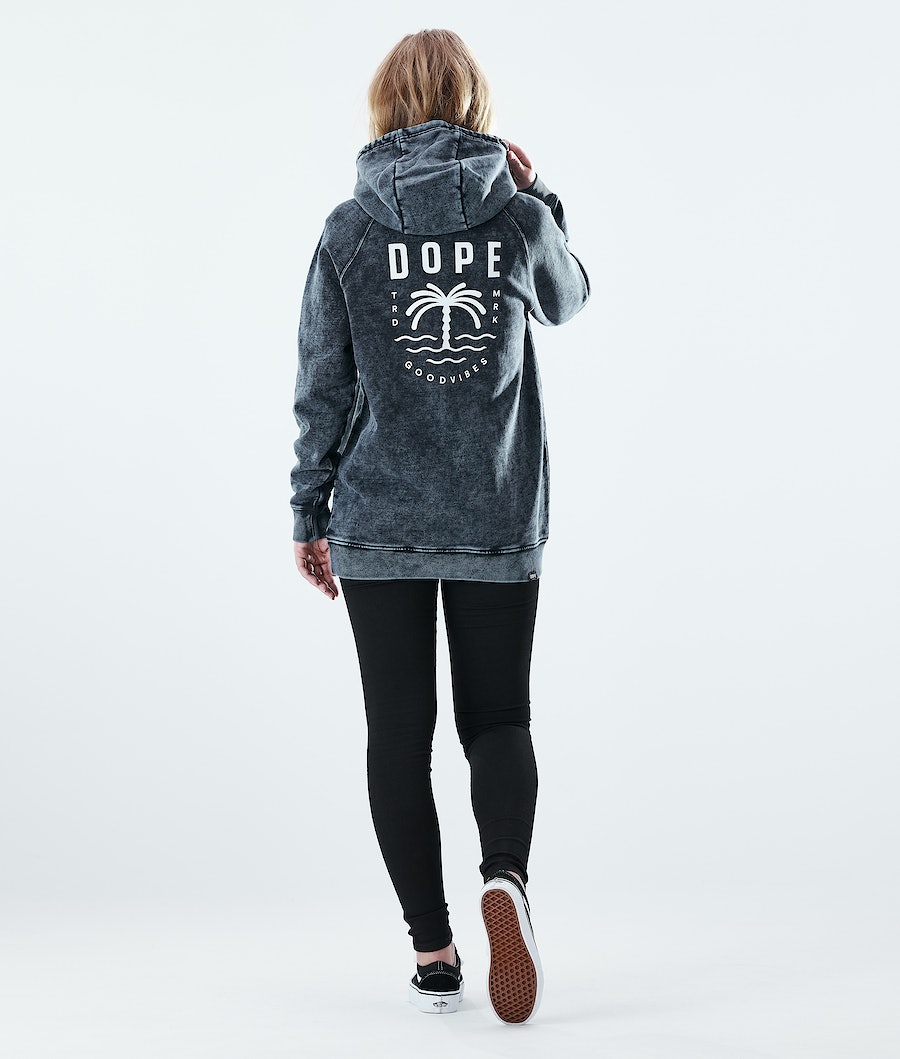 Dope Regular Palm Hoodie Damen Schwarz | LU7643019